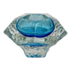 Sommerso trinket tray - Murano blown glass, Italy 1970