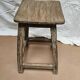 Burmese teak workshop stool