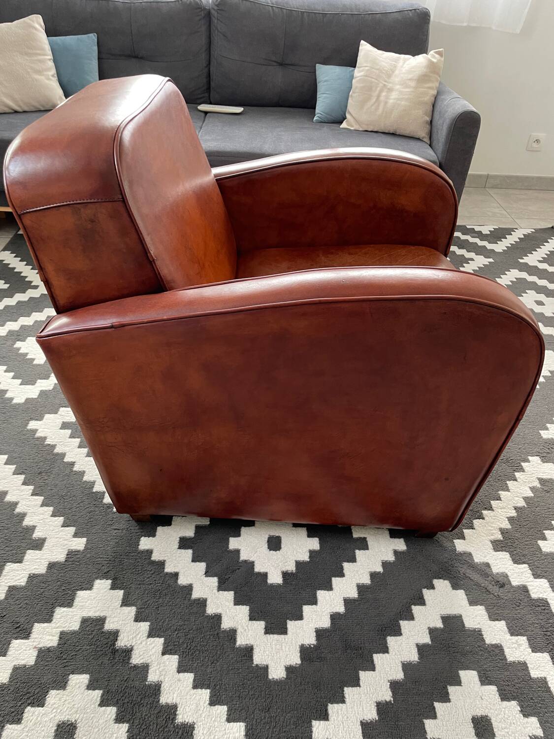 Paire de fauteuils Club Art Déco