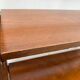Pair of folding wooden bookcases, 4 shelves, 1950