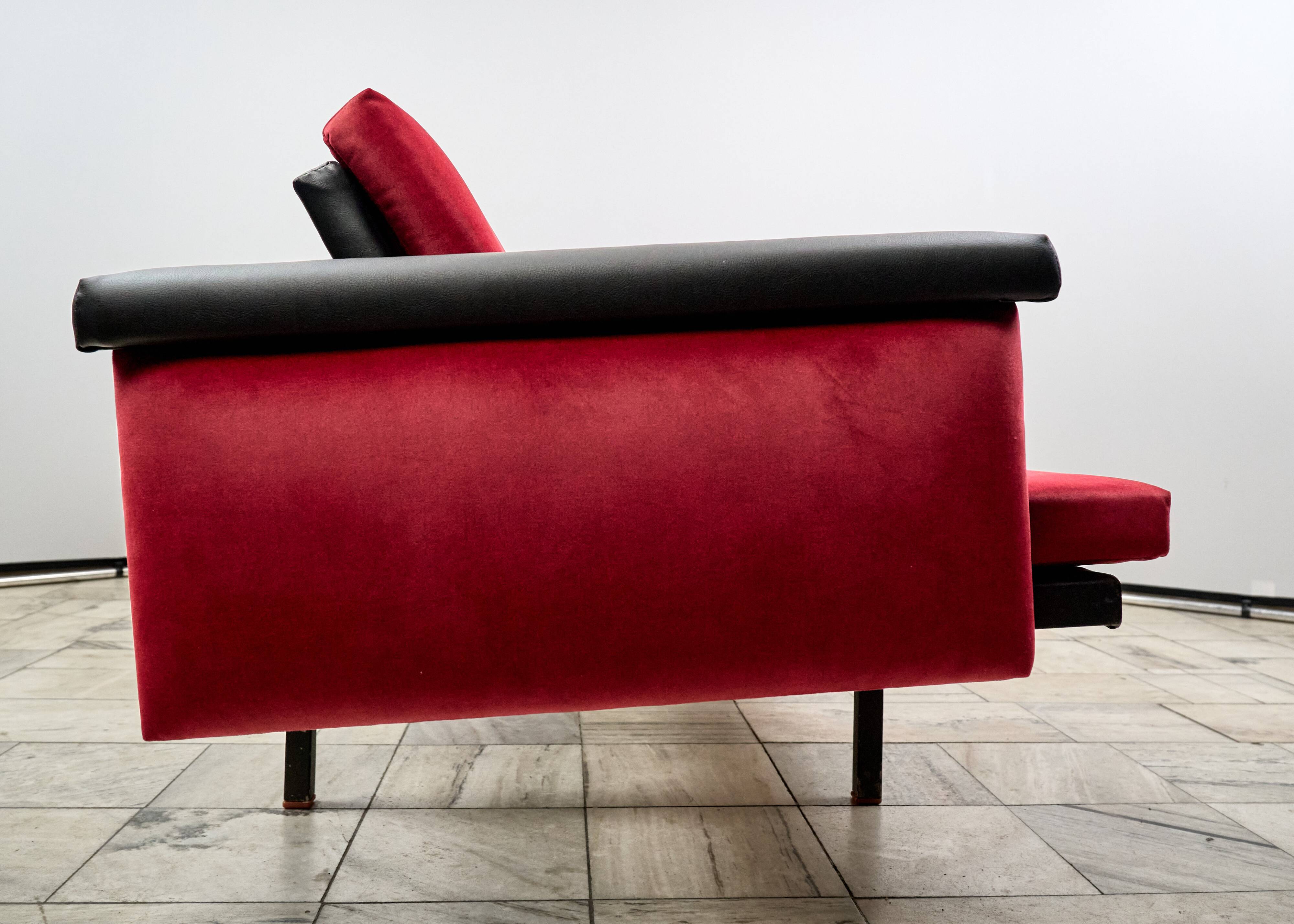 Vintage Industrial Sofa bed, 1960s, Czechoslovakia