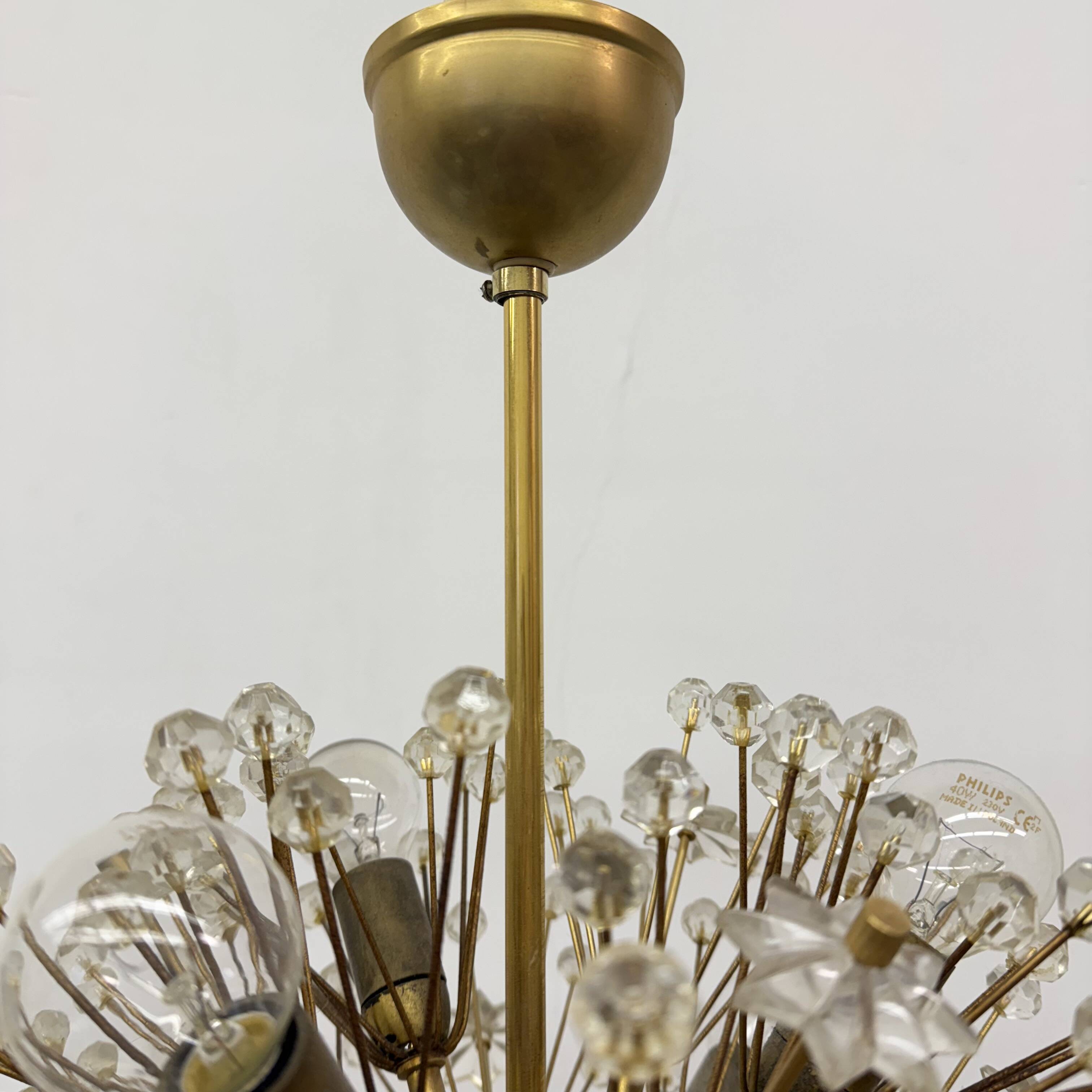 Starburst Brass Chandelier by Emil Stejnar, Austria 1960s
