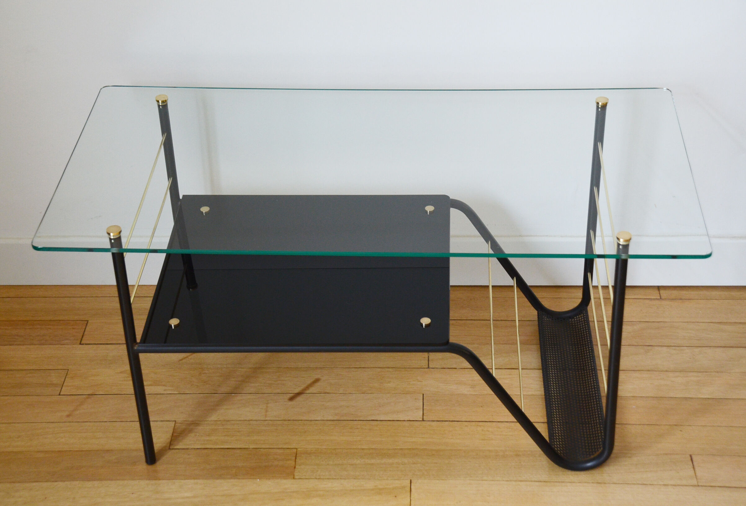 Table basse porte revues années 60