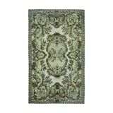 Hand-Knotted Vintage Turkish 1980s