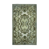 Tapis turc vintage noué à la main des années 1980