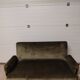 Banquette epoque 19 ieme velours vert