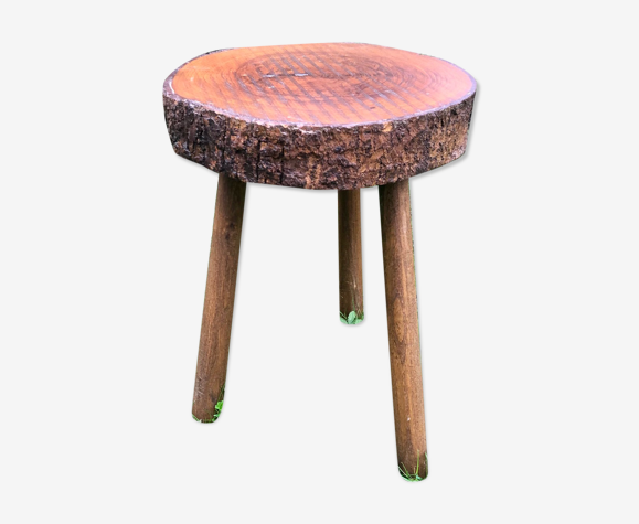 Tabouret brut tripode