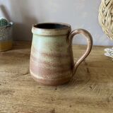Stoneware decanter with handle