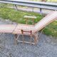Chaise longue bain de soleil rotin fauteuil