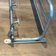 Large Aluminium Wall Coat Rack with Ten Hooks and Luggage Rack