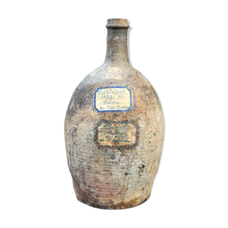 Old terracotta bottle