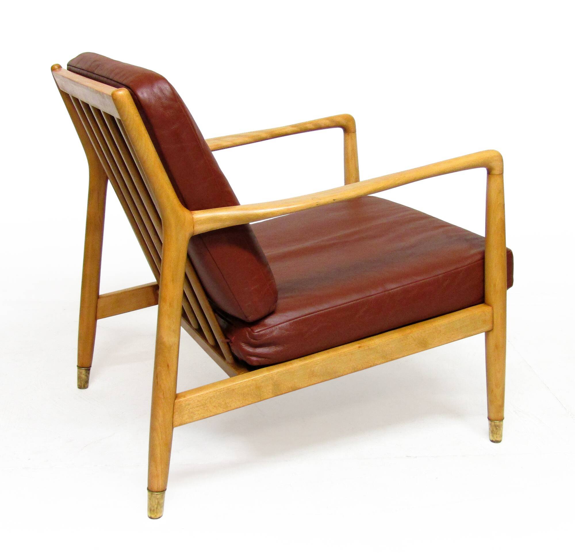 1950s Danish "USA 143" Lounge Chair by Folke Ohlsson for P Jeppesens