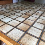 Earthenware dining table