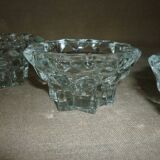 Pair of 2 crystal candlesticks