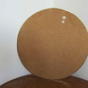 Set of 5 under-plates in mother-of-pearl and brass 70s