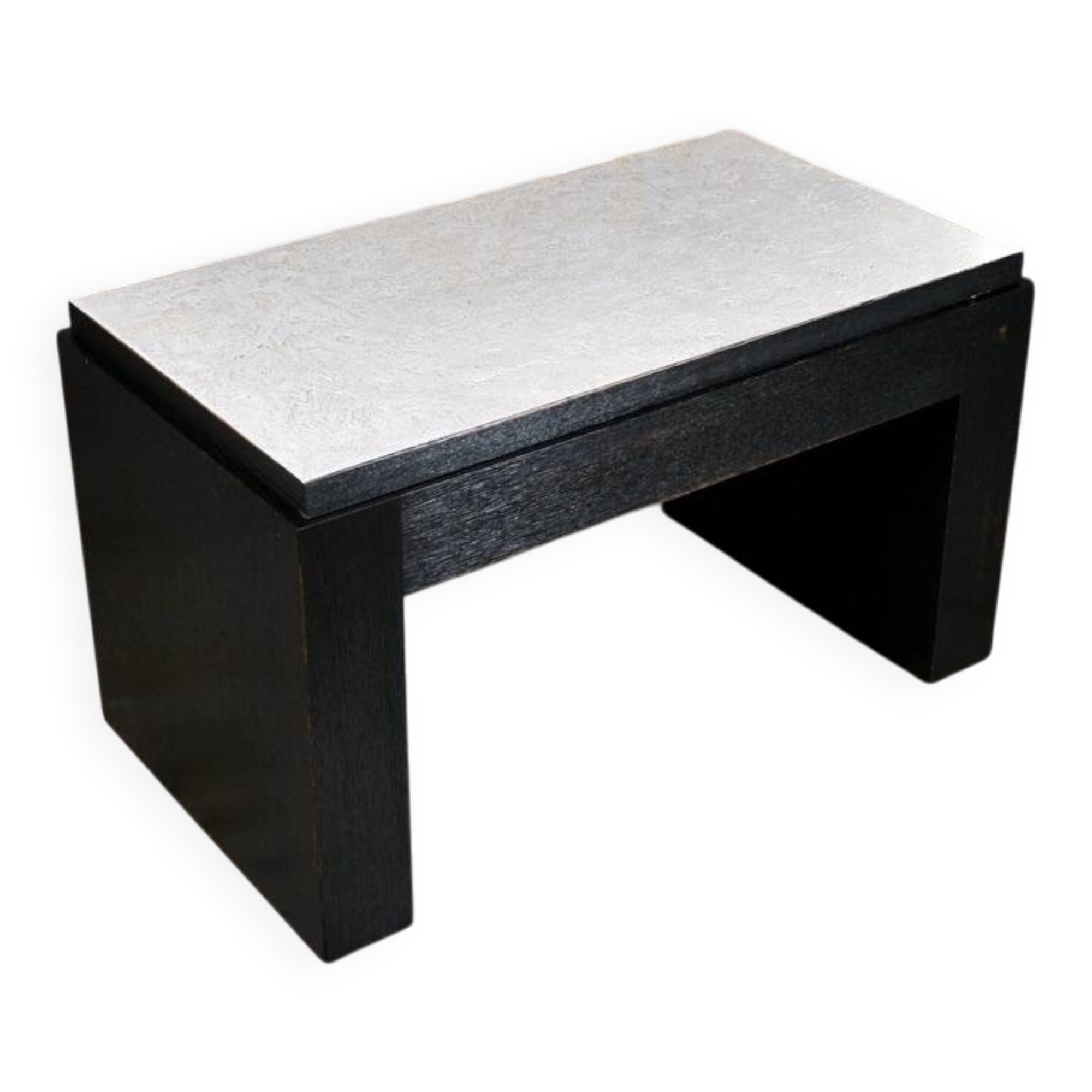 Art Deco coffee table in wood with a folding top, France, 1950s