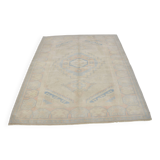 Oushak Vintage Turkish Wool Carpet sku 1150