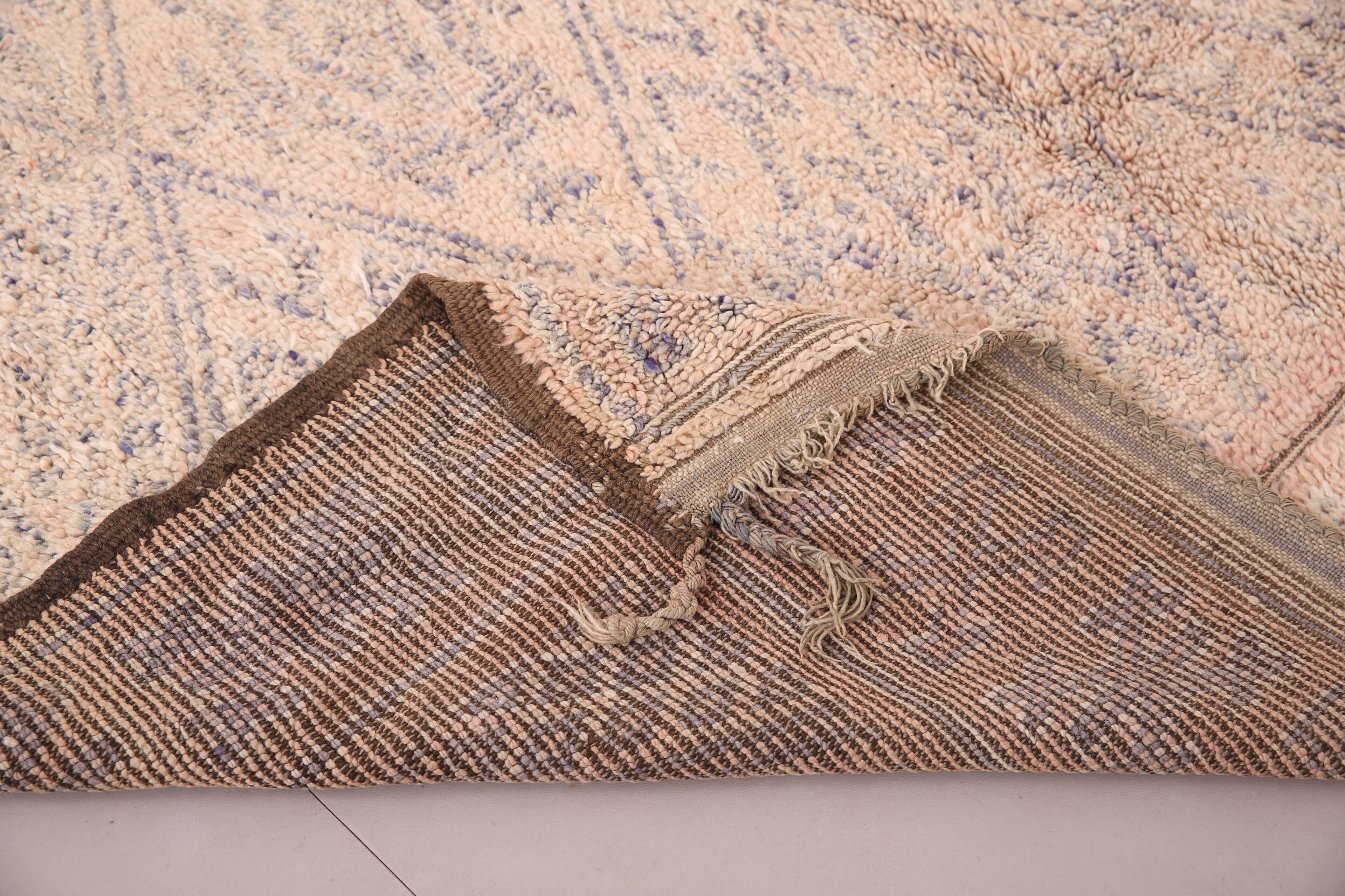 Vintage Handmade Berber Rug 226 CM X 291 CM