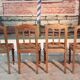 Suite de 4 chaises Louis Philippe en merisier XIXème