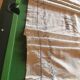 Drap ancien en lin monogrammé 3,20x2,30 m