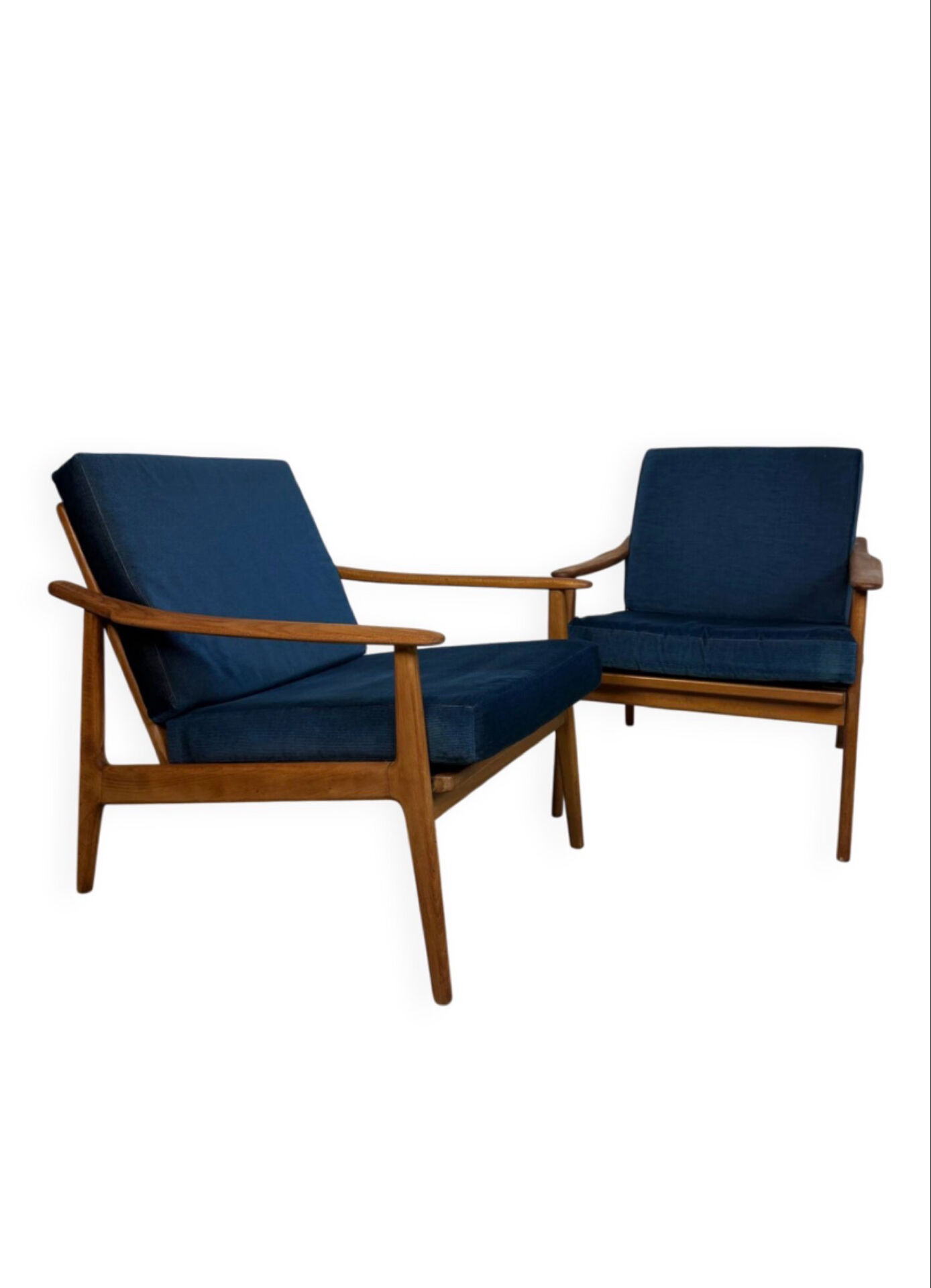 Pair of Scandinavian style armchairs