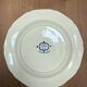 Round plate ironstone Boch Frères