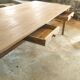 Large solid oak farmhouse table with two drawers 260 cm x 100 cm