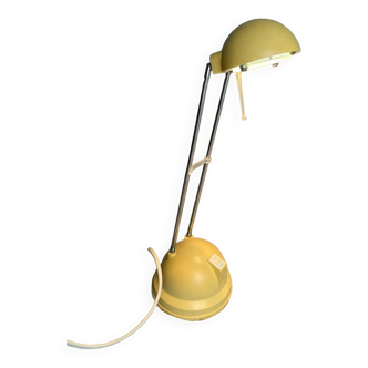 Vintage pale yellow telescopic lamp Herst
