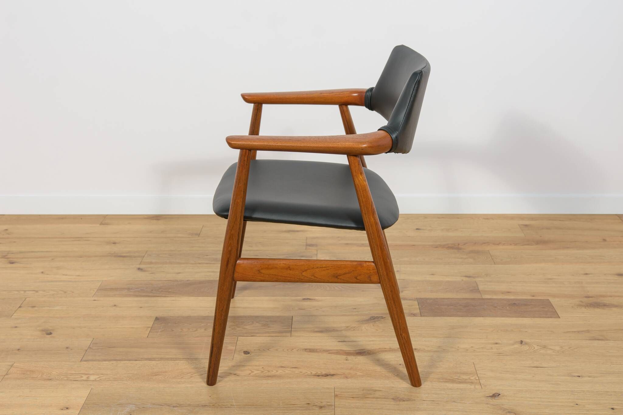 Mid century Teak Dining Chairs Model GM11 by Svend Åge Eriksen for Glostrup, 1950s, Set of 6