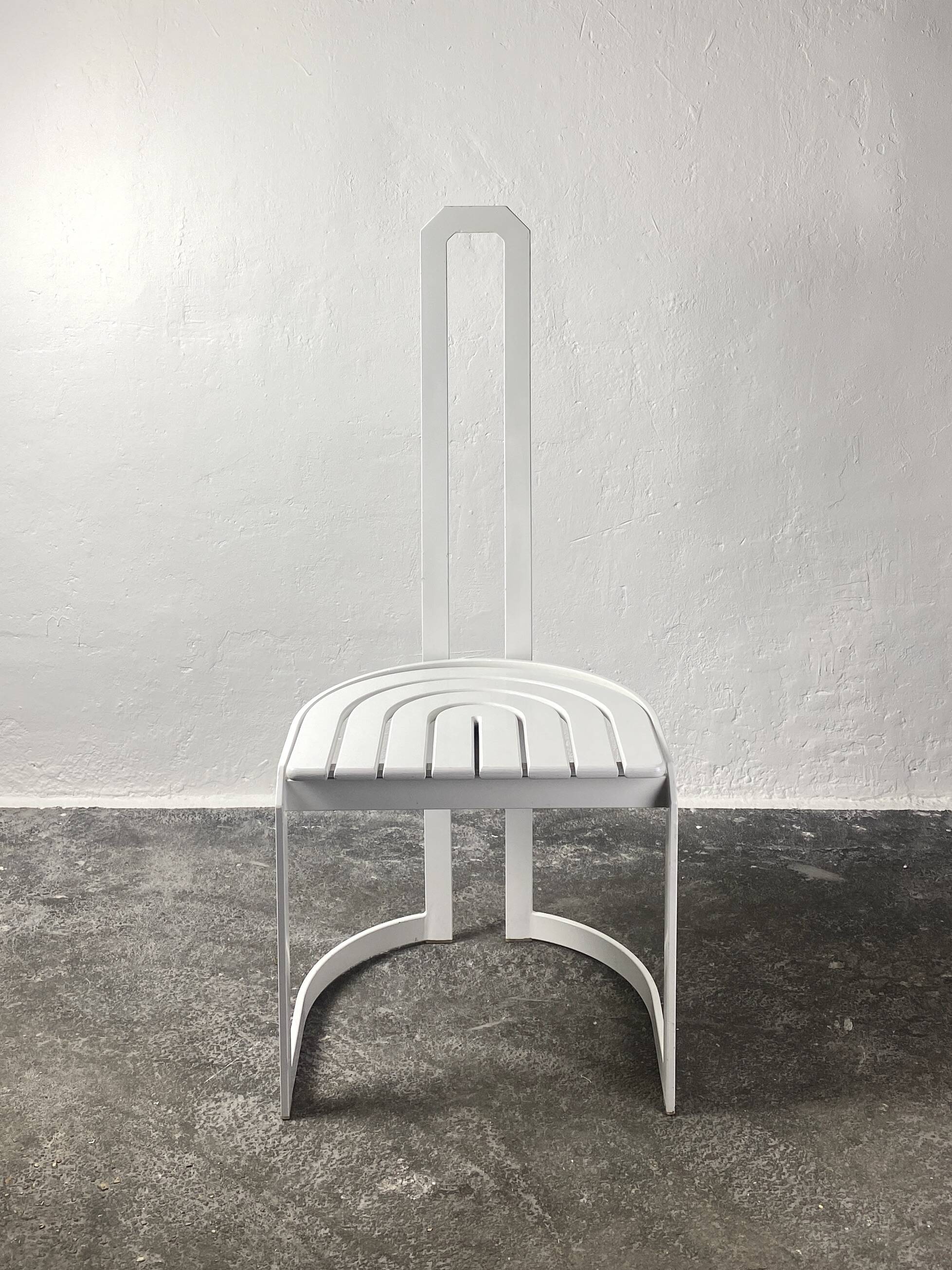 Post-Modern chairs by Allmilmö, 1980s