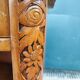 Bedside table marble top art-deco style