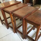 Set of 4 marked tables