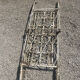 19th-century cast iron bed