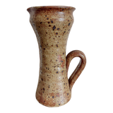 Speckled stoneware pitcher