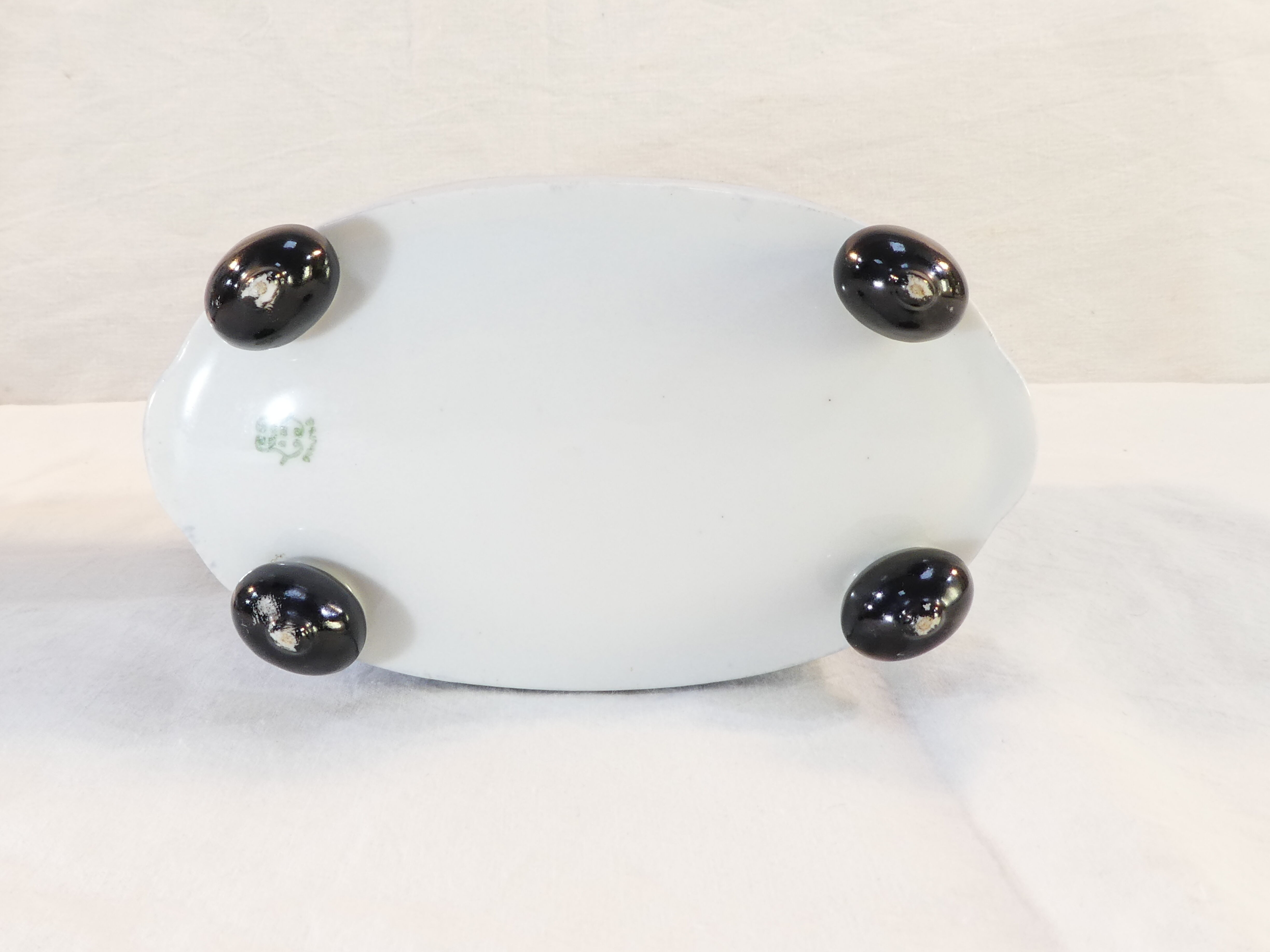 Pair of porcelain bird vase from Limoges william guerin