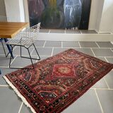 Oriental carpet old handmade wool, 157x105 cm