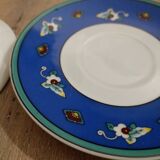 Petites assiettes bleues
