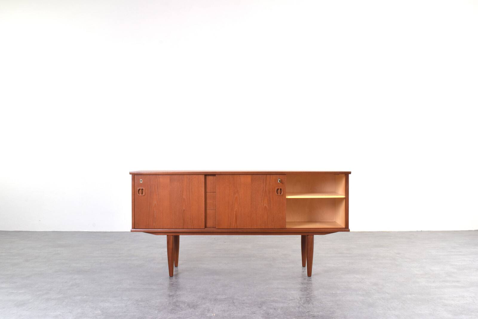 Mid-Century Danish Teak Sideboard, 1960s.