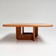 Beechwood mosaic inlaid coffee table, 1970s
