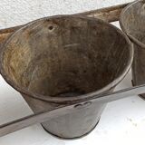 Planter of 3 zinc pots