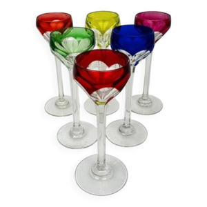 lot de 6 verres à liqueur