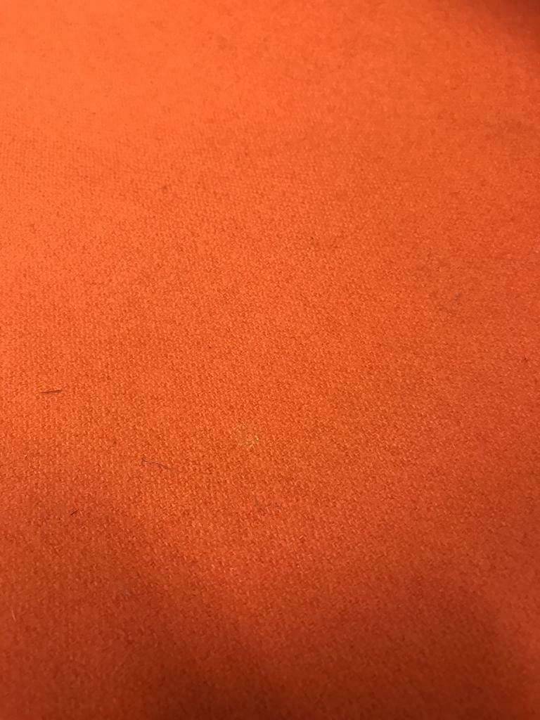 vintage orange armchair / single seat / club seat