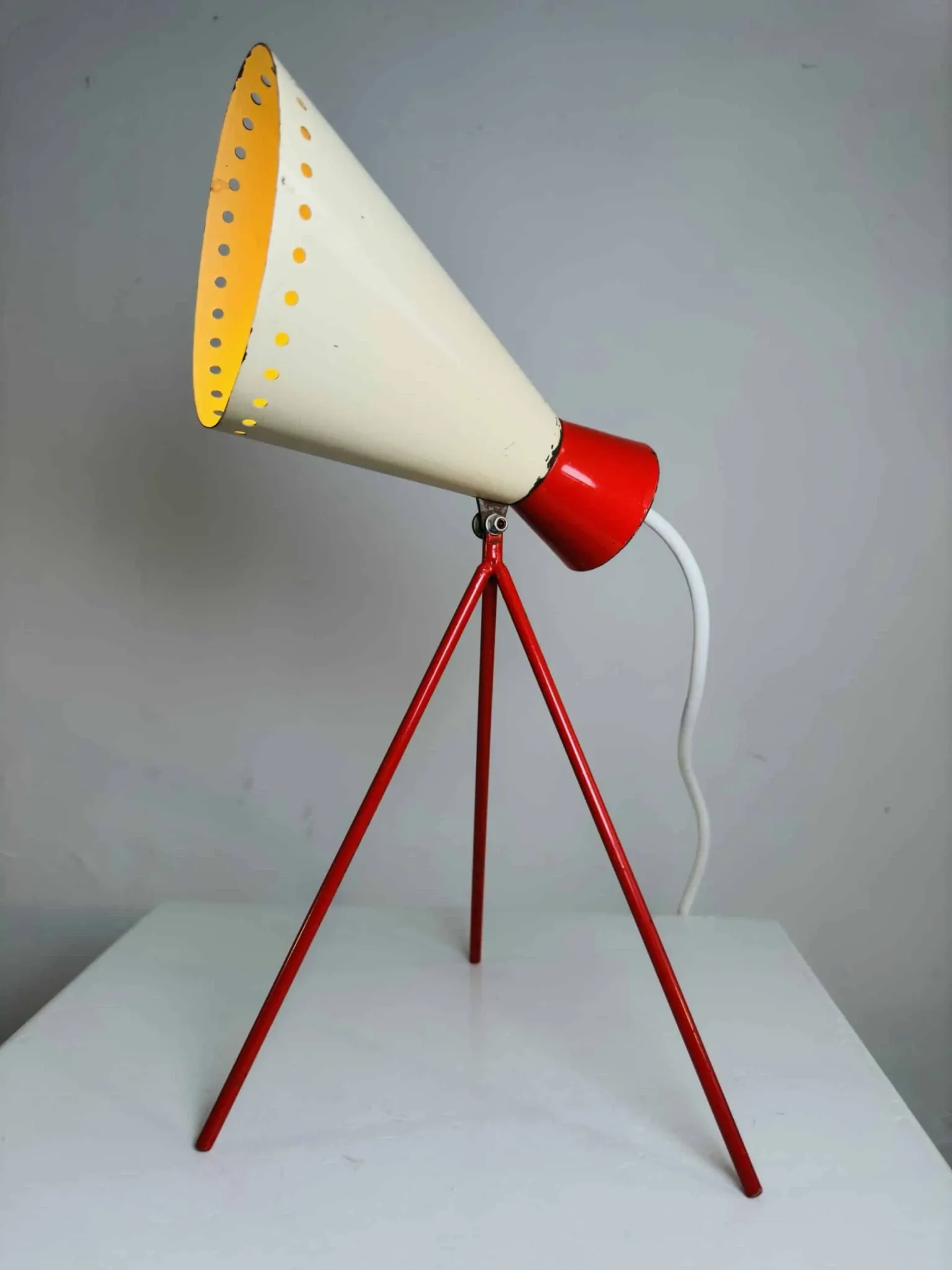 Model 1618 Desk Lamp By Josef Hurka For Napako, Czechoslovakia, 1954