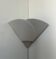 Vintage corner wall light, plaster and sandblasted glass, France 1970