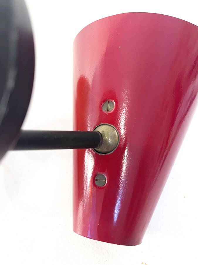 Double two-tone wall light, 1960