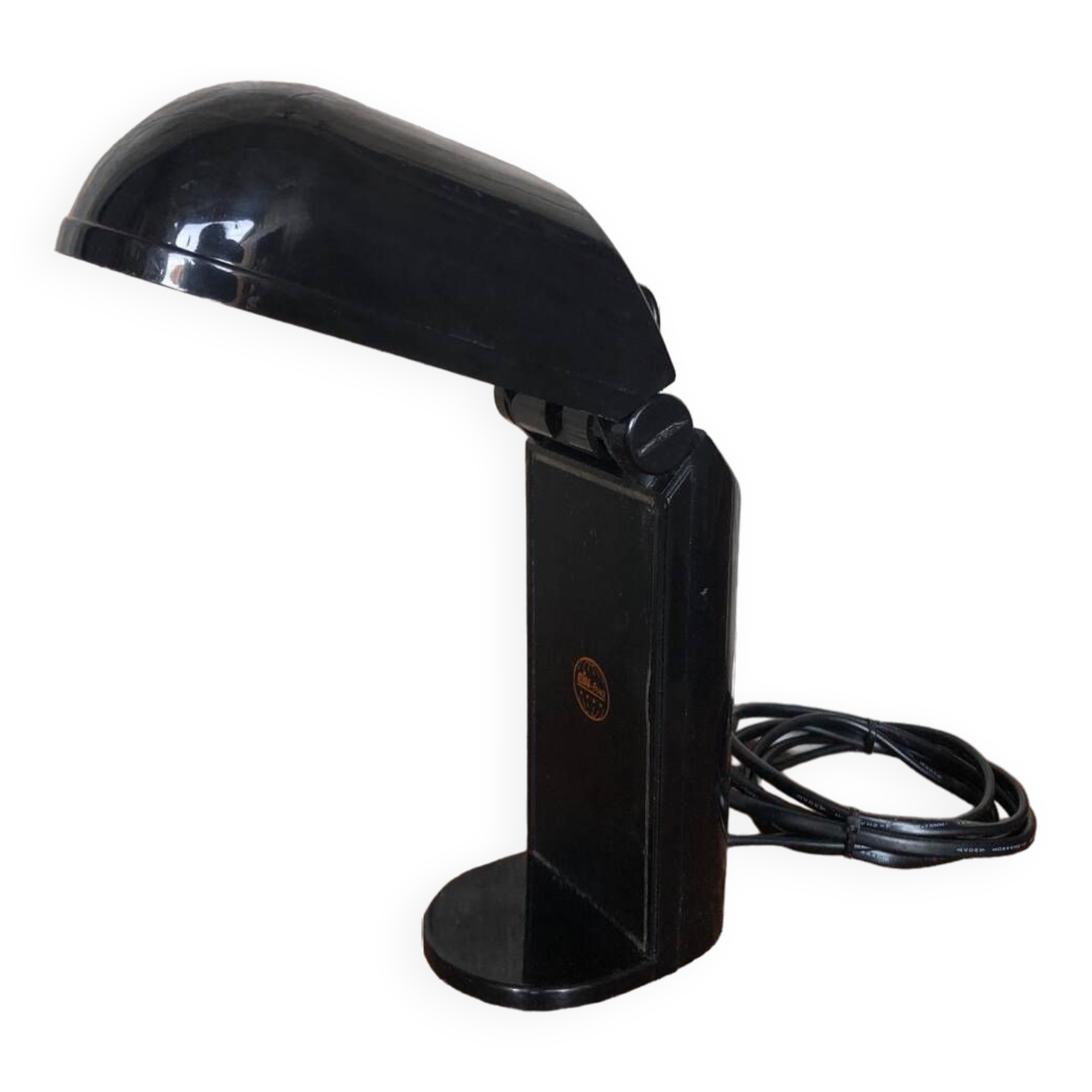 Old BAMBINA Designer Lamp from Fase 80's Ein France Black Vintage