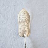 Cuillère à poisson gravée en argent christofle 19ème siècle