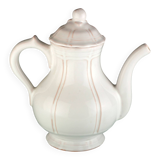 White teapot Henriot Quimper
