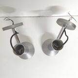 Pair wall lamps spot 70s