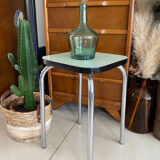 Almond green Formica stool